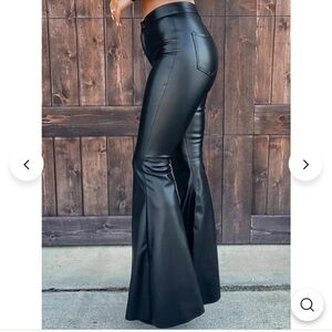 Leather Bell Bottoms